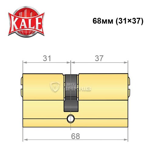Циліндр KALE 164BNE 68 (31*37) PB - Фото №4