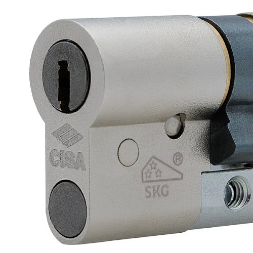 Циліндр CISA RX (модульний) 115 (50*65) нікель матовий 3 ключі - Фото №3