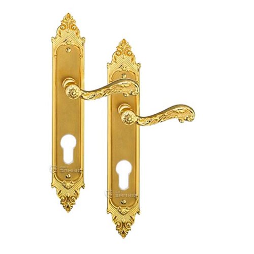 Ручки на планці TUPAI Rococo 2284-72 золото поліроване - Фото №1