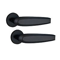Ручки на розеті ABLOY Duetto 8/002 фарба чорна