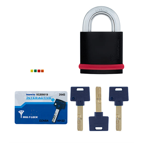 Замок навісний MUL-T-LOCK NE14L Interactive+ (3 ключа) - Фото №6