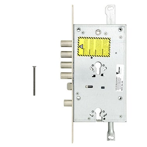 Механізм замка MUL-T-LOCK CTM30328 L.O.G. Двосистемний (BS65*85мм) хром полірований без зв.планки - Фото №5