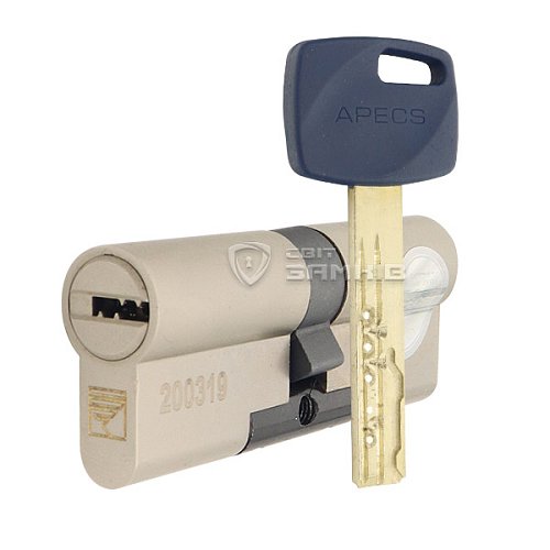 Циліндр APECS XR 100 (50*50) нікель сатин - Фото №1