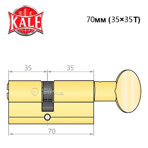 Циліндр KALE 164 BM 70T (35*35T) PB - Фото №5