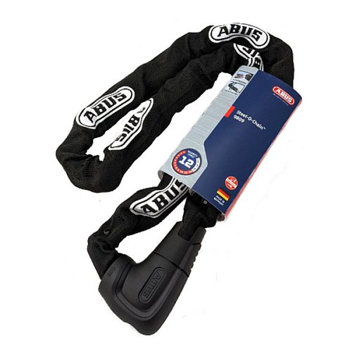 Замок для мотоцикла ABUS 9809/170 Steel-O-Chain з ланцюгом 170 см 2 ключа Black чорний - Фото №6