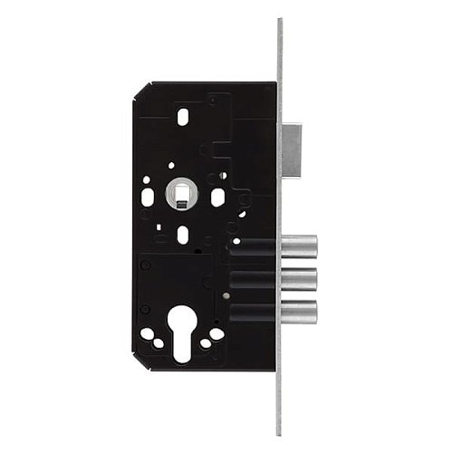 Механізм замка MUL-T-LOCK 972 (BS55*72мм) матовий хром - Фото №3