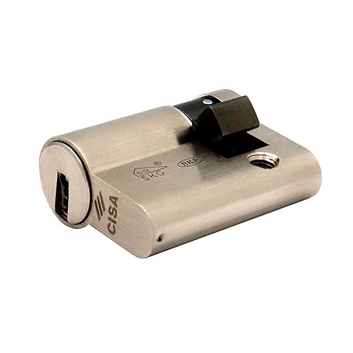 Циліндр половинка CISA Astral Tekno PRO 40 (30*10) нікель матовий 3 ключі - Фото №3
