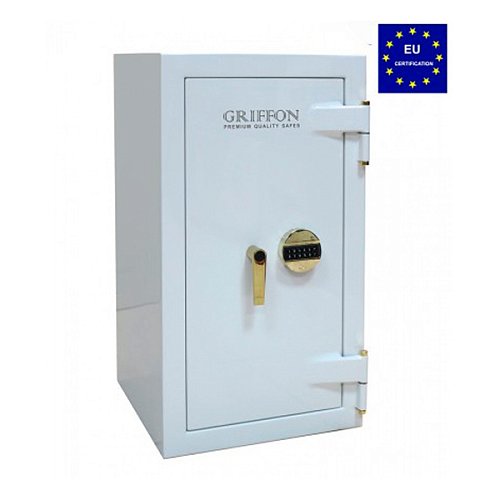 Сейф вогнезламостійкий GRIFFON CLE II.90.E WHITE GOLD - Фото №1