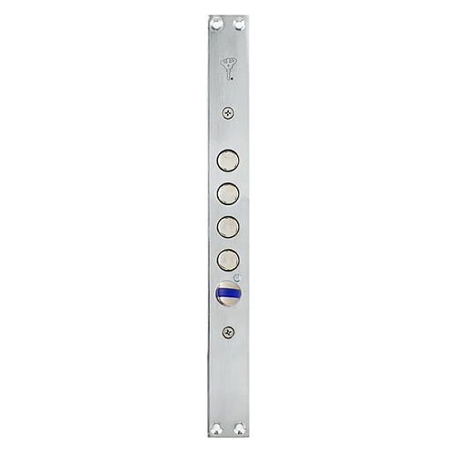 Механізм замка MUL-T-LOCK Omega OFMPB10328L VIP/3in1 (BS65*85мм) хром полірований без зв.планки - Фото №4