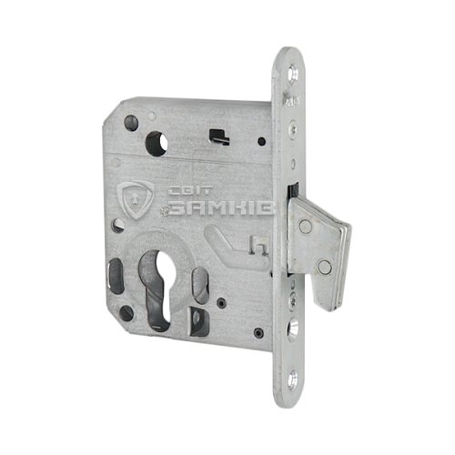 Механізм замка ABLOY 4232 (BS56мм) матовий хром + зворотня планка 0036 - Фото №1