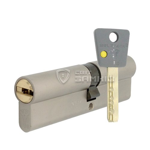 Циліндр MUL-T-LOCK 7x7 100 (40*60) нікель сатин - Фото №1