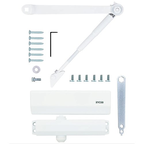 Дотягувач RYOBI DS-1554 STD HO з фіксацією до 80кг Білий - Фото №7