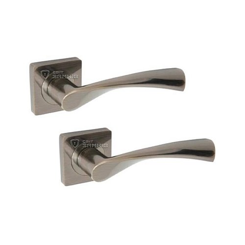 Ручки на розеті KEDR R08.023-AL AB бронза - Фото №1