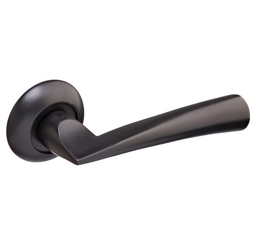 Ручки на розеті GAVROCHE Vanadium AL-A5 BLACK чорний - Фото №2