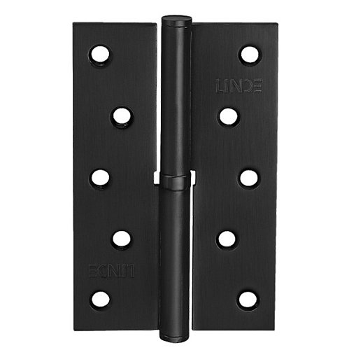 Завіс LINDE H-120 125*75 мм - L Black лівий чорний - Фото №1