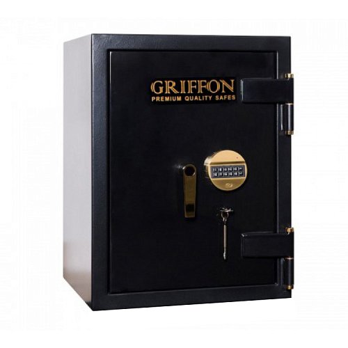 Сейф вогнезламостійкий GRIFFON CL III.68.K.E GOLD - Фото №1
