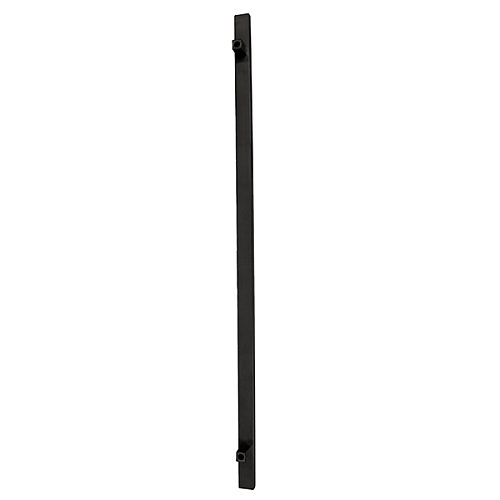 Ручка скоба ABARO Sydney 90° L:1800 X:1600 W:40*20mm SS 304 чорний RAL 9005 (половинка) - Фото №3