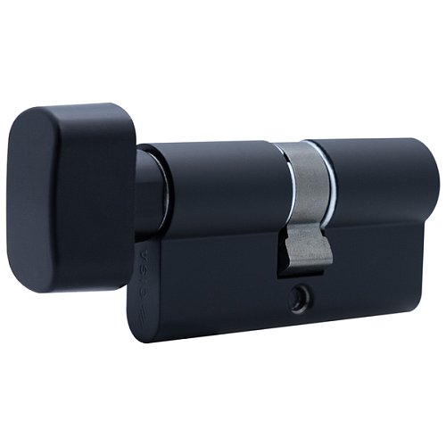 Циліндр CISA C2000 80T (40*40T) чорний 3 ключі - Фото №4