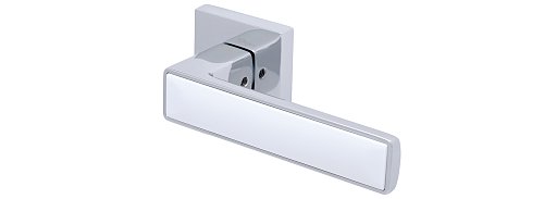 Ручки на розеті SAFITA Mirror HT WP/CP білий/хром - Фото №3