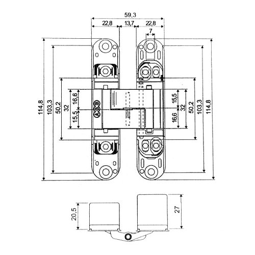 Завіс AGB Eclipse 3.0 чорний - Фото №2