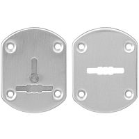 Накладки сувальдні KEDR T917 CP хром