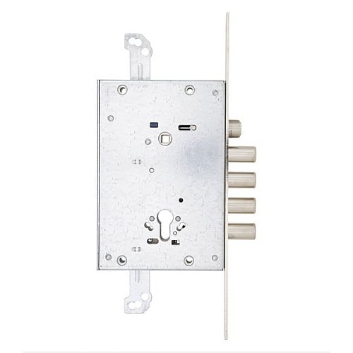 Механізм замка MUL-T-LOCK CTC10328A01A L.O.G. (BS65*85мм) хром полірований без зв.планки - Фото №3