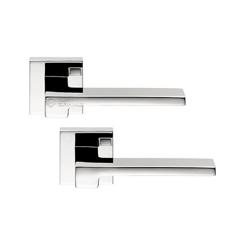 Ручки на розеті COLOMBO Zelda MM11 (MM29/FF29BZG-MM13/FF23) хром - Фото №1