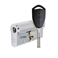 Циліндр ABLOY Protec2 CLIQ 69 (38Hi*31) (H - гартована сторона) хром