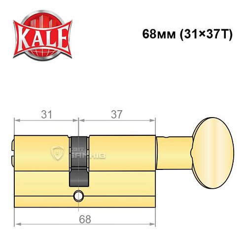 Циліндр KALE 164 BM 68T (31*37T) PB - Фото №5