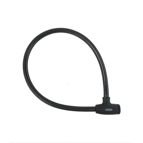 Замок для велосипеда TOKOZ Moto Black з тросом 100см 2 ключа - Фото №1