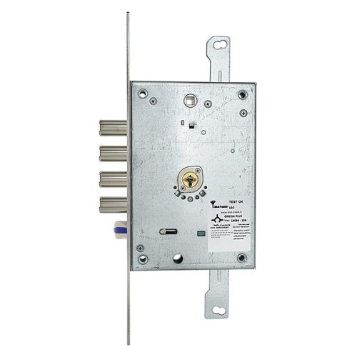 Механізм замка MUL-T-LOCK Omega OFMPB10328L VIP/3in1 (BS65*85мм) хром полірований без зв.планки - Фото №3
