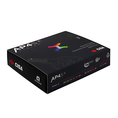 Циліндр половинка CISA AP4 S 40 (30*10) нікель матовий 3 ключі - Фото №13