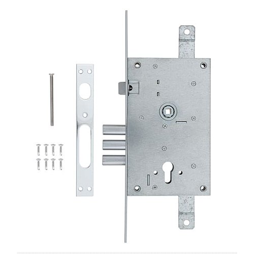 Механізм замка MUL-T-LOCK 352R (BS65*85мм) хром полірований - Фото №5