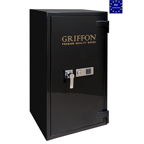 Сейф зламостійкий GRIFFON CLE III.125.E COMBI GLOSS BLACK - Фото №1