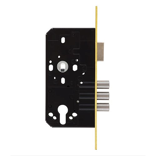 Механізм замка MUL-T-LOCK 972 (BS55*72мм) матова латунь - Фото №3