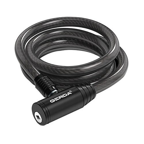 Замок для велосипеда GERDA Flex 1000/10K з тросом 100см (2 ключа) - Фото №3