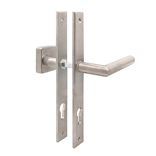 Ручки на планці ABARO Monaco FM фіксована-натискна нержавіюча сталь - Фото №2