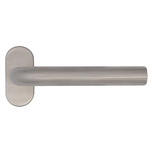 Ручки на розеті ABARO Rimini MM овальна розета нержавіюча сталь - Фото №4