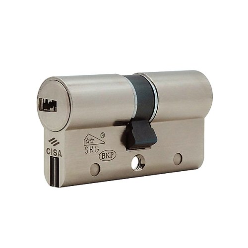 Циліндр CISA AP4 S 60 (30*30) нікель матовий 3 ключі - Фото №2
