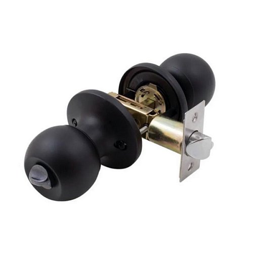Ручка-заскочка BRUNO 607 (BS60/70мм) CP MBC чорний матовий - Фото №1