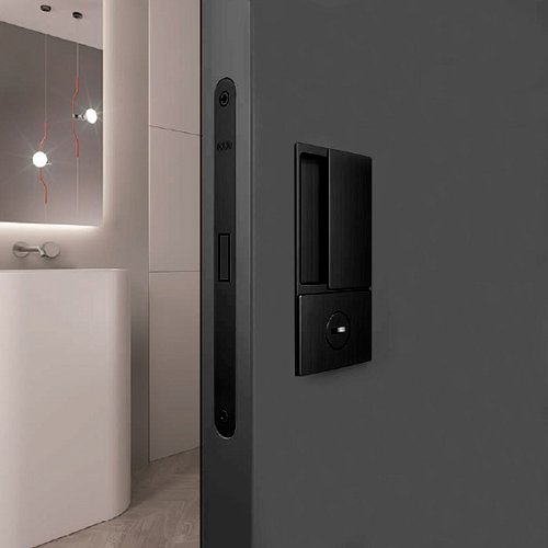 Ручки для розсувної системи AGB Wave WC B300020293 чорний матовий - Фото №2