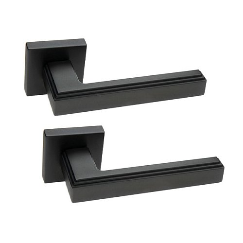 Ручки на розеті FORME Alila 293Q N52 чорний матовий - Фото №1