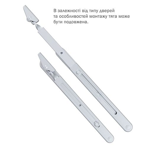 Тяга ABLOY DC190 стандартна Сірий - Фото №3