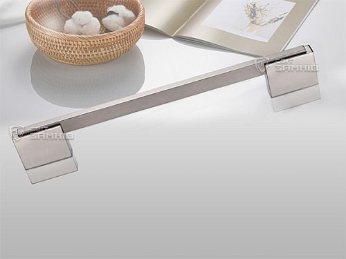 Ручка скоба ORO/ORO SS 8012 50cm/42cm (половинка) SS/CP нержавіюча сталь/хром  - Фото №2