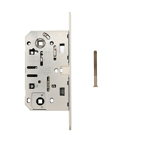 Механізм замка AGB Mediana Polaris WC магніт (BS50*96мм) білий - Фото №4