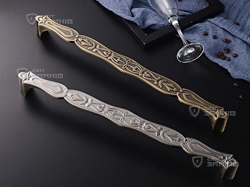 Ручка скоба ORO/ORO L15 48cm/45,7cm (половинка) WAB матова антична бронза - Фото №2