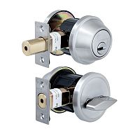 Замок врізний MUL-T-LOCK Dead Bolt Cronus Interactive+ (BS60/70мм) матовий хром