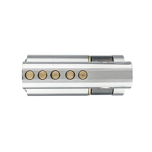 Циліндр половинка TESA TE5 50 (40*10) нікель сатин 3 ключа - Фото №5