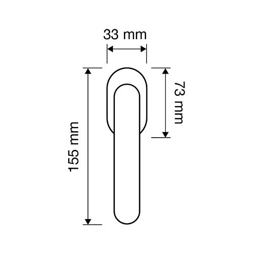 Ручка віконна LINEA CALI Lady французьке золото - Фото №2