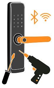 Встановлення розумних замків